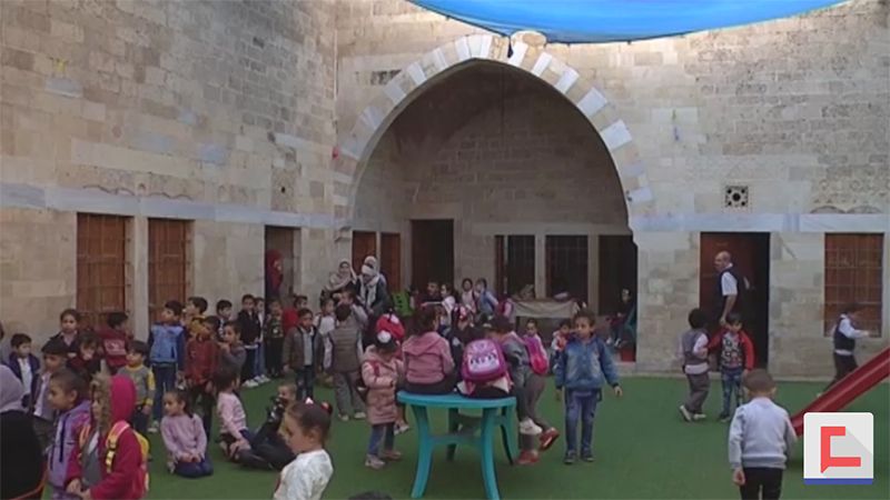 قصر &quot;حتحت&quot; موقع أثري يتحوَّل لروضة أطفالٍ في غزة