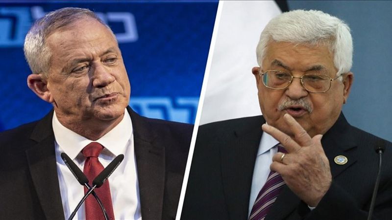 وزير الحرب &quot;الإسرائيلي&quot; يستقبل رئيس السلطة الفلسطينية في منزله