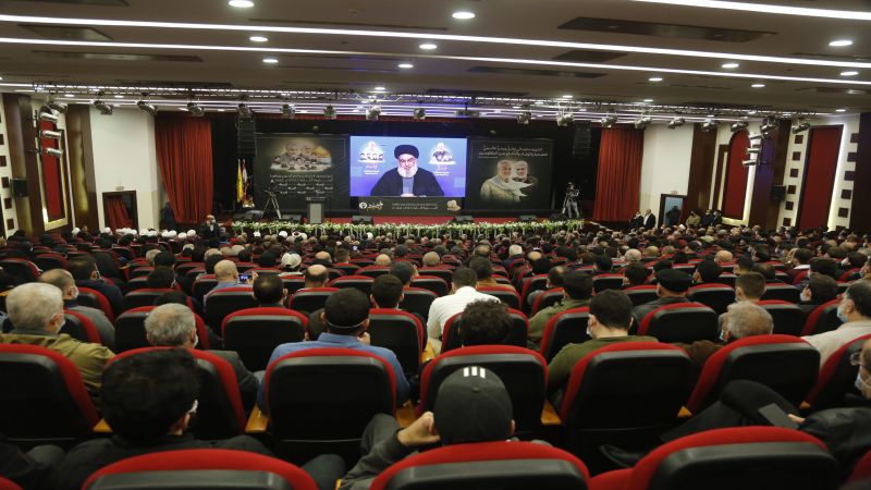 بالصور: حزب الله يحيي الذكرى الثانية لإستشهاد القائدين سليماني والمهندس