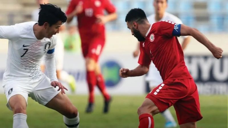 لبنان يواجه كوريا في مباراة الفرصة الأخيرة