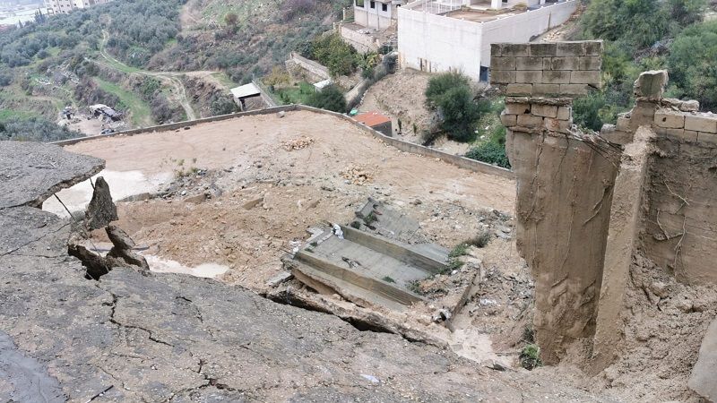 لبنان: أضرار جسيمة بسبب العاصفة في الغازية