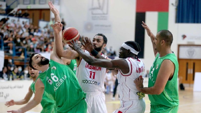 بطولة العرب لكرة السلّة: فوز لبنان على الجزائر