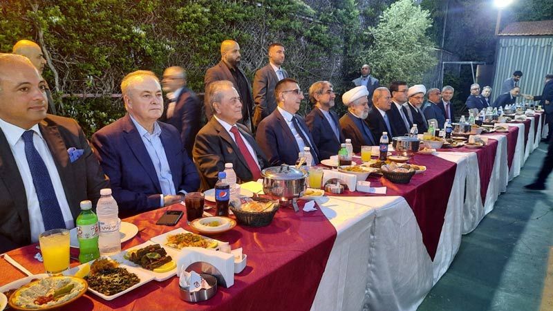 فيروزنيا في مأدبة إفطار في السفارة الايرانية: فلسطين هي القضية الرئيسية للأمة الإسلامية وللانسانية جمعاء