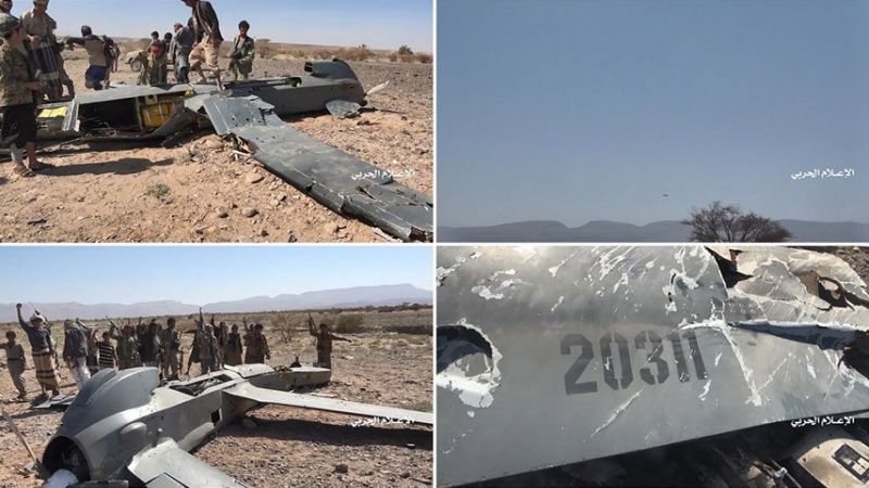 اليمن: إسقاط طائرة تجسسية للعدوان السعودي في حرض بحجة&nbsp;