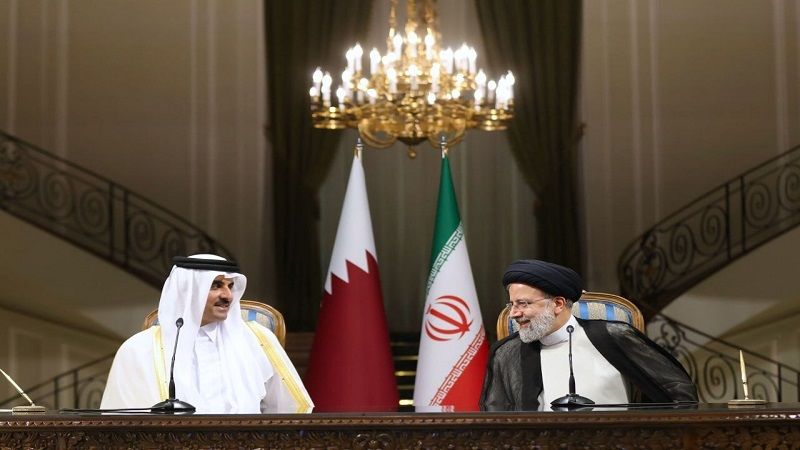 السيد رئيسي استقبل أمير قطر: أيّ تدخل أجنبي في غرب آسيا سيضرّ بالأمن الإقليمي