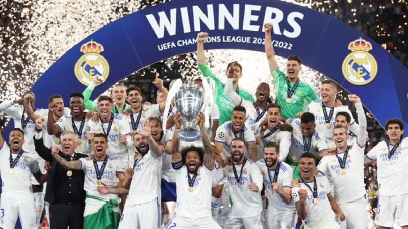 ريال مدريد يحرز دوري أبطال أوروبا للمرة الـ14 بتاريخه
