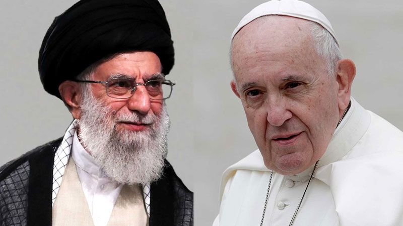 الإمام الخامنئي يدعو البابا فرنسيس للدفاع عن الشعبين الفلسطيني واليمني