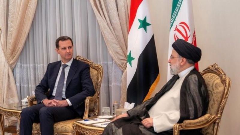 رئيسي مهنئًا الأسد بالأضحى: إيران ستواصل دعم محور المقاومة وخاصة سوريا