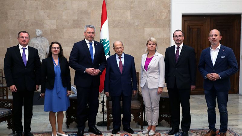 الرئيس عون: لبنان متمسك بسيادته الكاملة وبحقوقه في استثمار ثرواته الطبيعية ومنها استخراج النفط والغاز