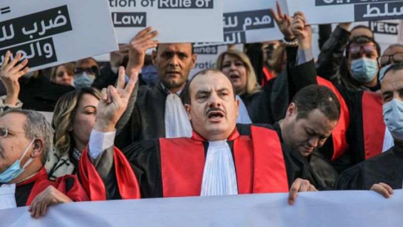 &nbsp;تونس.. القضاة يواصلون إضرابهم عن الطعام&nbsp;
