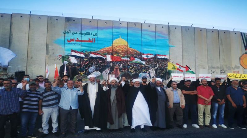 بالصور| جدارية &quot;البحرين .. نحو فلسطين&quot;: مرسم التحرير والكرامة