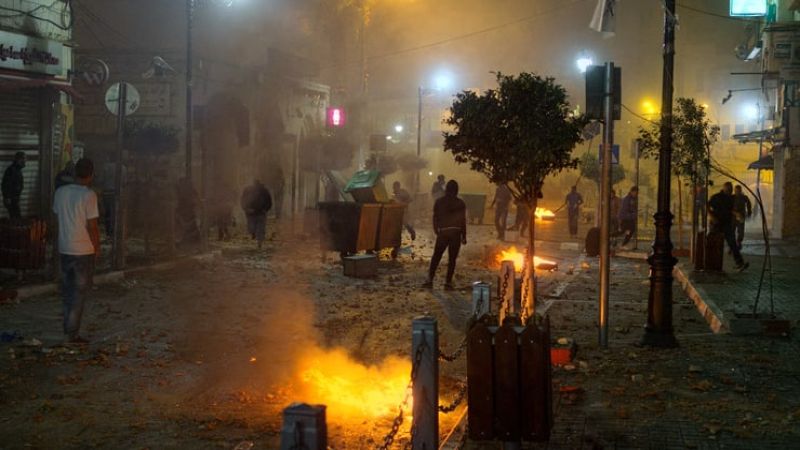 استشهاد فلسطيني وإصابة العشرات بمواجهات عنيفة في نابلس