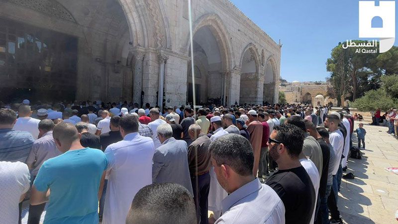 أكثر من 55 ألفًا أدّوا صلاة الجمعة في المسجد الأقصى
