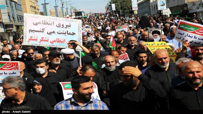 بالصور: مسيرات حاشدة عمّت مدن إيران منددة بأعمال الشغب&nbsp;
