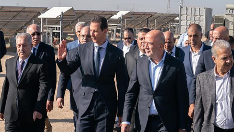 الأسد أطلق مشروع تشغيل الطاقة الكهروضوئية في عدرا: الإرادة رغم الحصار هي التحدي الأكبر&nbsp;