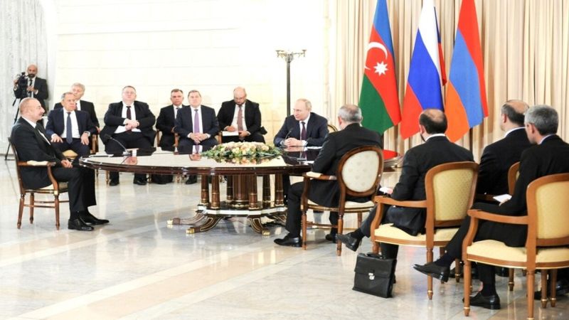 قمة سوتشي: أرمينيا وأذربيجان اتفقتا على الامتناع عن استخدام القوة أو التهديد بها