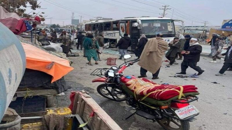 ضحايا بتفجير عبوة ناسفة استهدفت حافلة شمالي أفغانستان