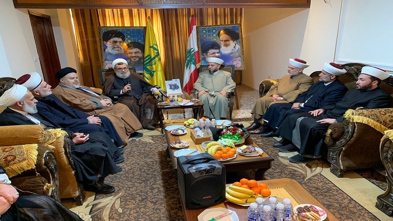 مفتي راشيا يزور قيادة حزب الله في البقاع الغربي