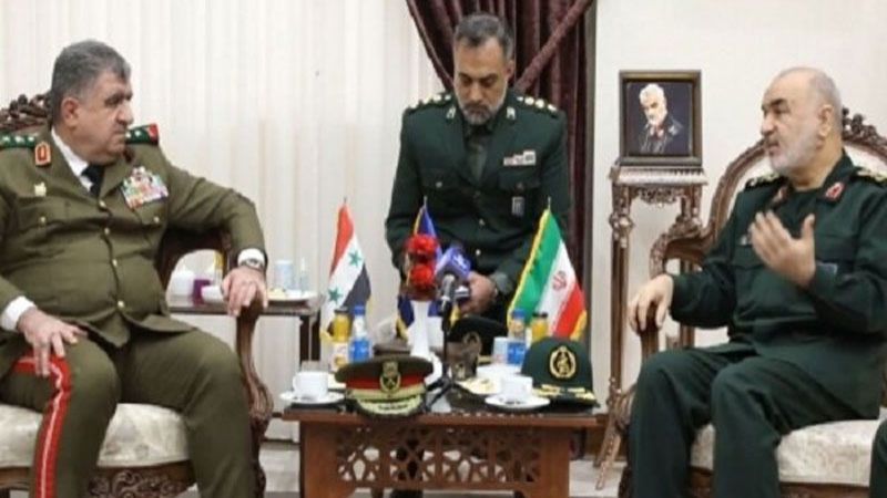 لقاء بين اللواء سلامي والفريق عباس في إيران: لن نترك الساحة أمام الأعداء