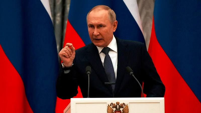 بوتين يتهم أوكرانيا بارتكاب جرائم ذات طابع نازي جديد 