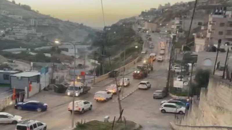 فلسطين: قوات كبيرة من جيش الاحتلال تقتحم بلدة جبل المكبر