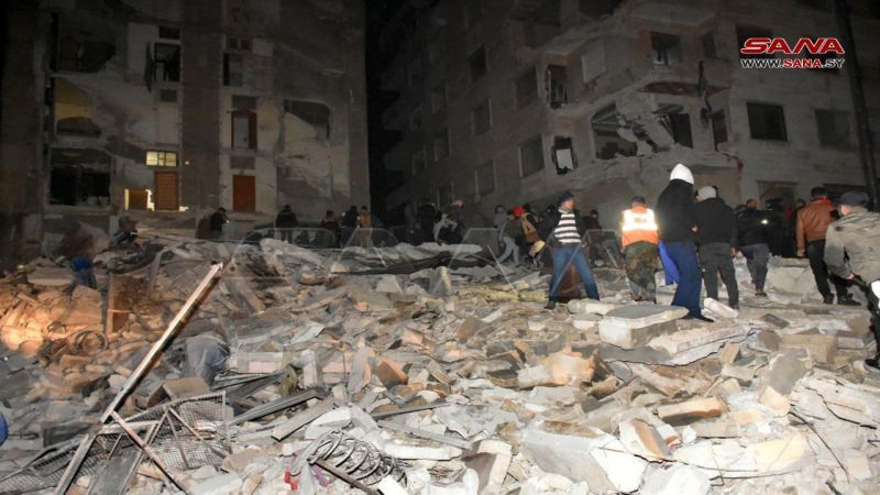 الصحة السورية: ارتفاع عدد ضحايا الزلزال إلى 1448 إصابة و769 وفاة في محافظات حلب اللاذقية حماة ريف إدلب طرطوس