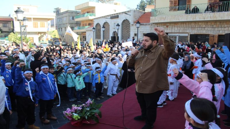 بالصور: شعبة الوردانية تحيي مناسبة ولادة الإمام المهدي (عج) بمسيرة جالت شوارع البلدة