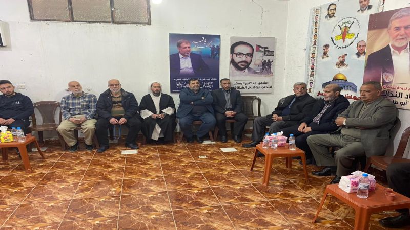 وفد من حزب الله في قطاع بعلبك يقدم التعازي باستشهاد القائد في "الجهاد الاسلامي" علي الأسود