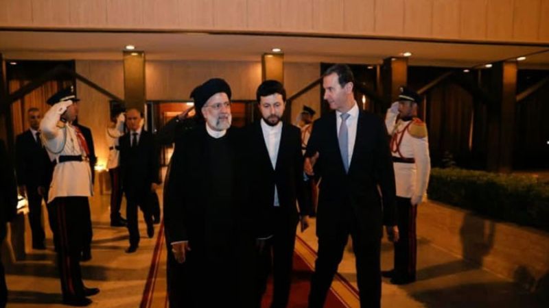 في ختام زيارة رئيسي لسورية.. بيان مشترك للرئاستين الإيرانية والسورية&nbsp;
