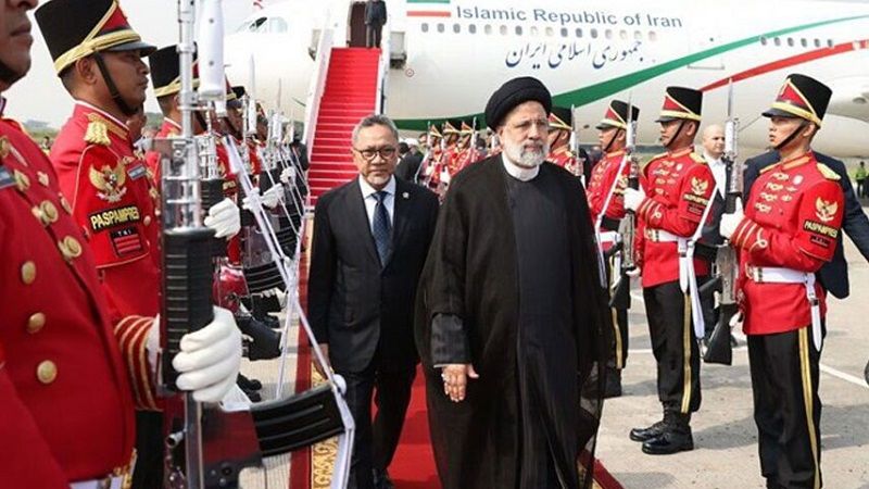 &nbsp;الرئيس الإيراني يصل إلى جاكرتا في زيارة رسمية لأندونيسيا