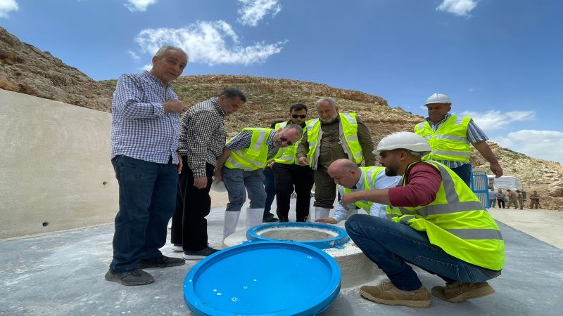 جولة لتقنيين من مياه البقاع واليونيسف على مشروع "عين كوكب ودردرة"