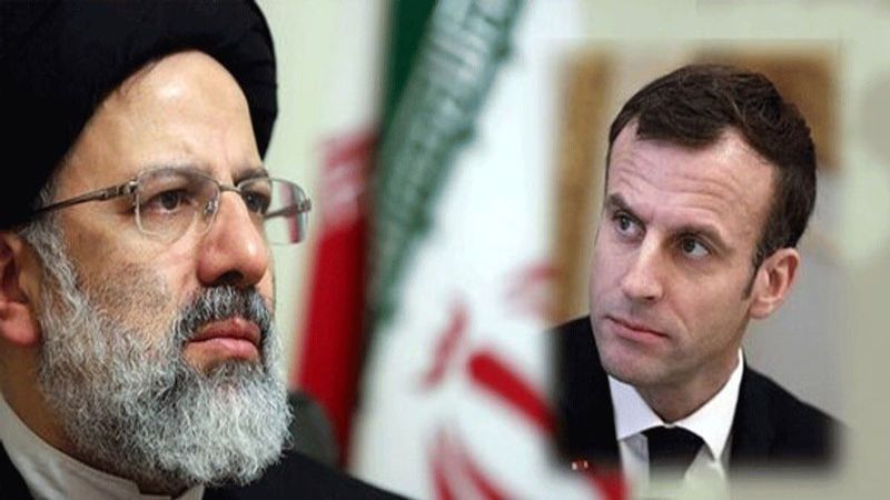 الرئيس الفرنسي لنظيره الإيراني: لدفع العلاقات قدمًا بين البلدين