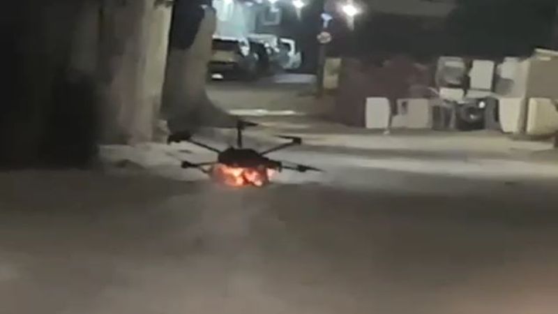 بالفيديو والصور.. المقاومة الفلسطينية تسقط طائرة مسيّرة للعدو في جنين