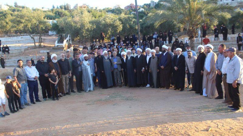 إقامة مراسم رفع الراية الحسينية في بلدة مجدل سلم الجنوبية