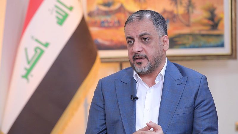 وزير الشباب والرياضة العراقي قدم للحاج عفيف العزاء بالشيخ الراحل النابلسي