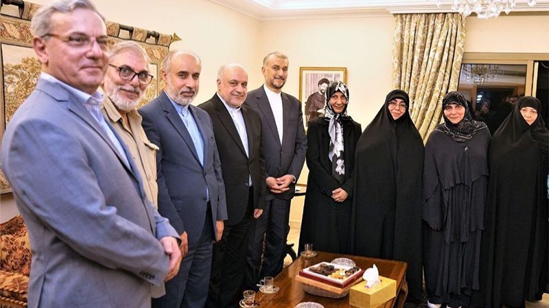 عبد اللهيان يلتقي عائلة الإمام الصدر في لبنان