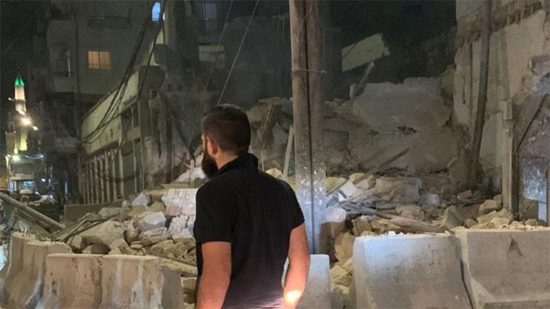 لبنان: انهيار أعمدة مبنى أثري في طرابلس 