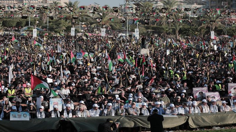 بالصور.. بدء المهرجان الذي تنظمه حركة "الجهاد الإسلامي" بغزة احتفالًا بذكرى انطلاقتها الـ 36