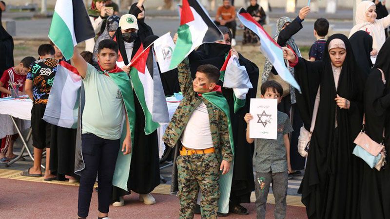 العراق: مسيرات تضامنية حاشدة مع فلسطين