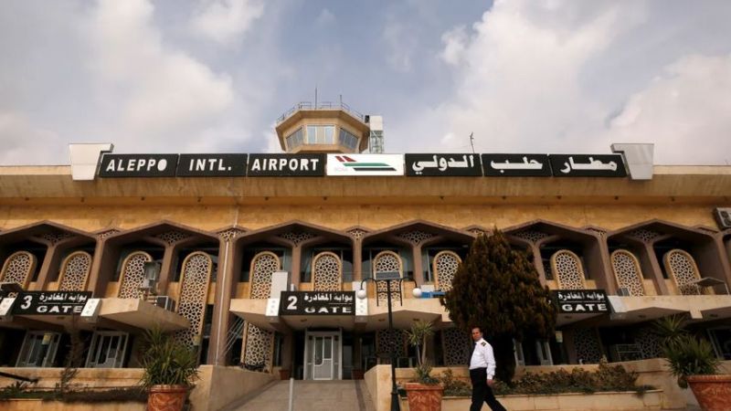 عدوان صهيوني على مطار حلب الدولي يخرجه من الخدمة