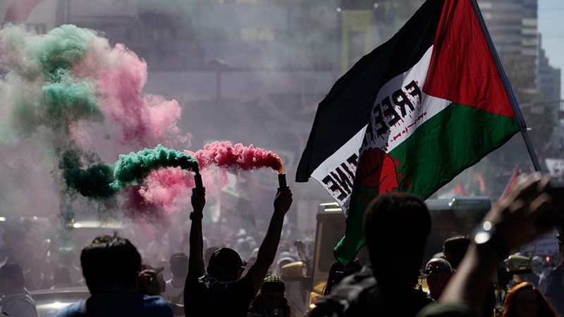 &nbsp;شعوب أميركا اللاتينية تتضامن مع غزة