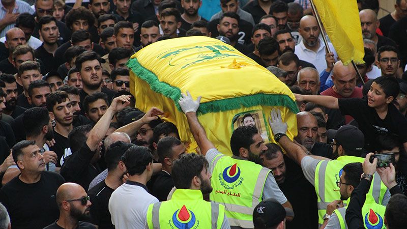 حزب الله وأهالي الغازية شيّعوا فقيد الجهاد والمقاومة مصطفى الرز