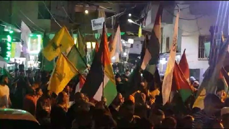 مسيرات تضامنية مع غزة جابت شوارع مخيمي نهر البارد والبداوي