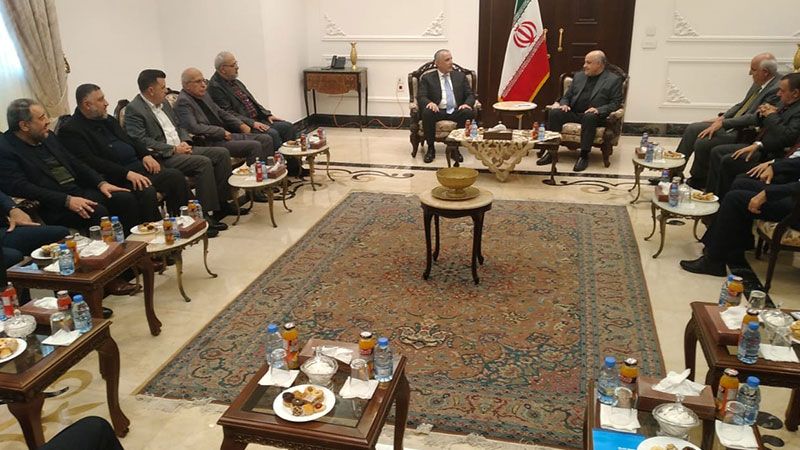 السفير الإيراني يستقبل وفدًا من لقاء الأحزاب والقوى والشخصيات الوطنية اللبنانية
