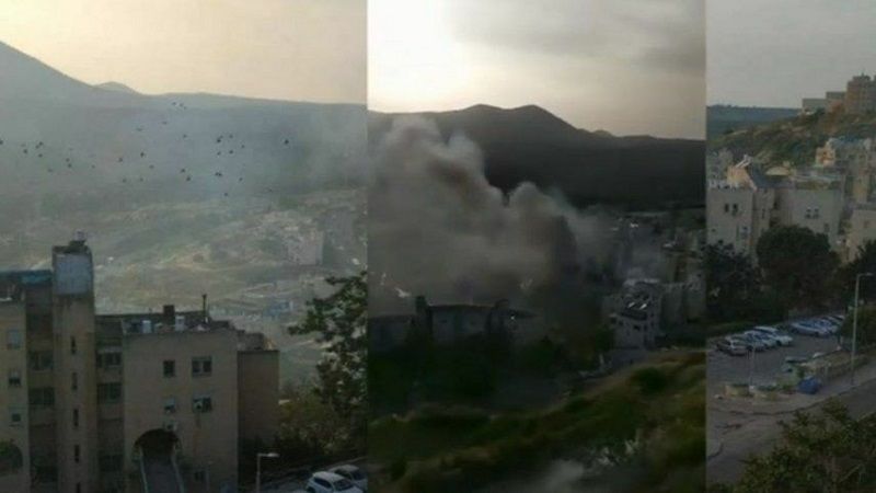 إعلام العدو: دوي صوت انفجار ضخم في صفد بشمال فلسطين المحتلة