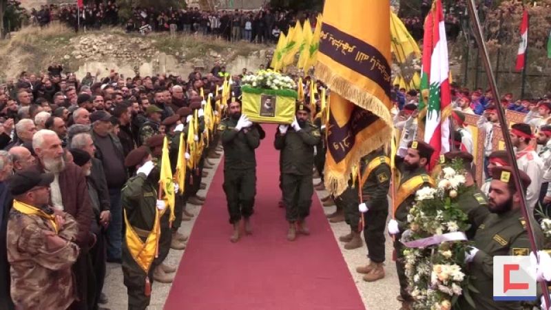 حزب الله وجمهور المقاومة يشيعون الشهيد المجاهد أحمد حسن الديراني إلى مثواه الاخير في  قصرنبا