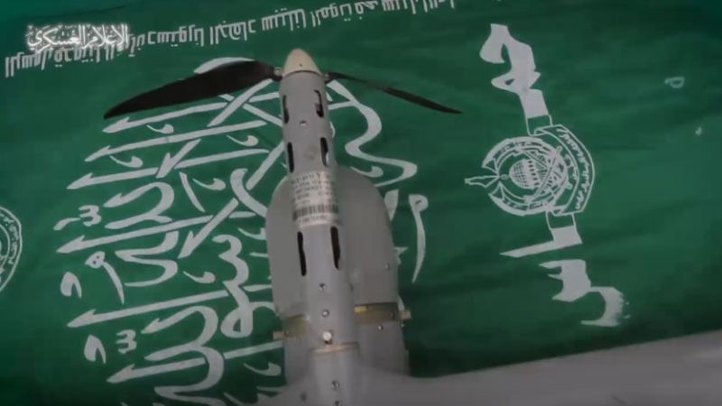 بالفيديو.. طائرة (Skylark-2) التي تمّ الاستيلاء عليها شمال تل الزعتر في قطاع غزة