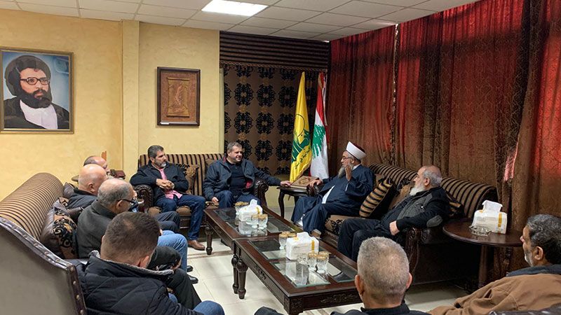 &nbsp;لقاء بين حزب الله وفعاليات سياسية وفلسطينية في صيدا