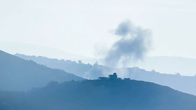 الطيران الحربي المعادي يغير على بلدة رب ثلاثين في قضاء مرجعيون جنوب لبنان
