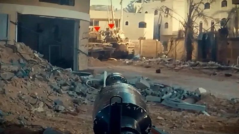 فلسطين المحتلة: كتائب القسام تستهدف 3 آليات صهيونية بقذائف "الياسين 105" شرق خان يونس